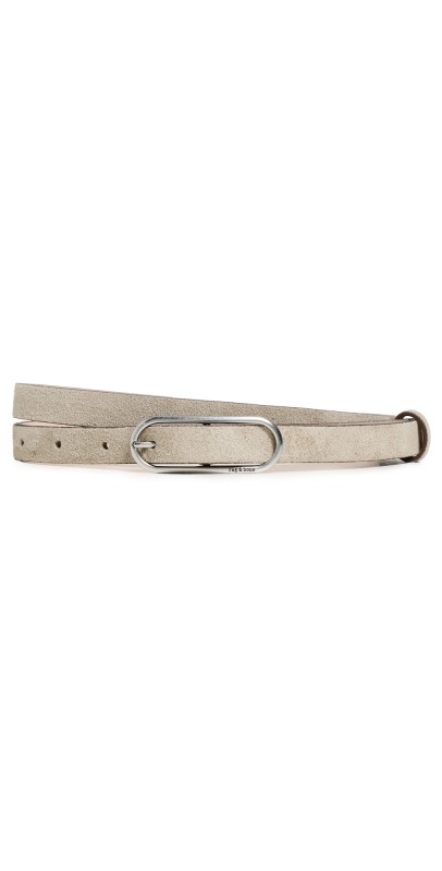 rag & bone Baby Rounded Rebound Belt Lightsand