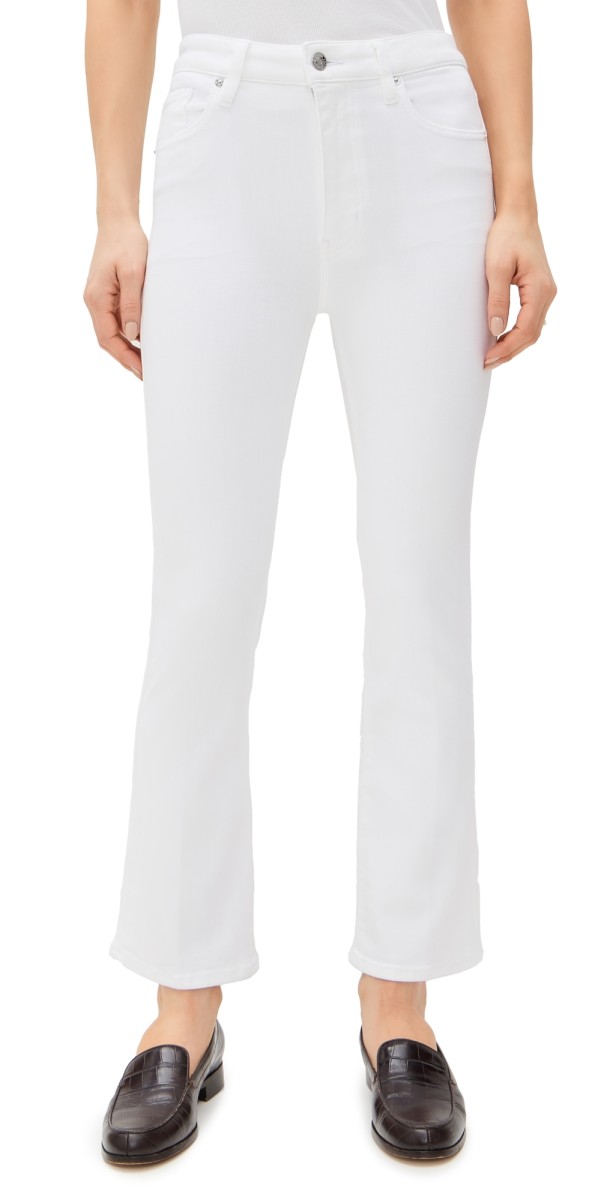 FRAME The Reboot Crop Jeans White