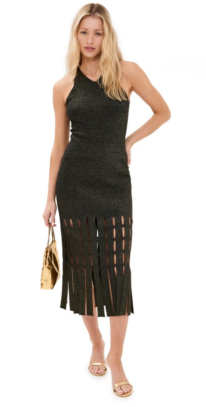 RAILS Kaia Dress Gold Metallic