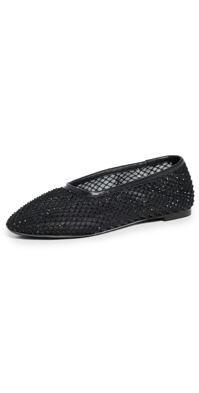 STAUD Alba Ballet Flats Black