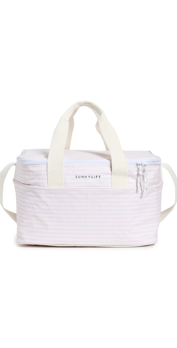 SunnyLife Light Cooler Bag Pink Strip