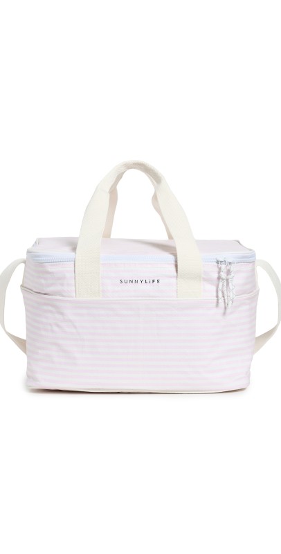 SunnyLife Light Cooler Bag Pink Strip