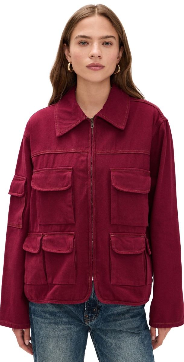 Lioness Renacida Jacket Burgundy