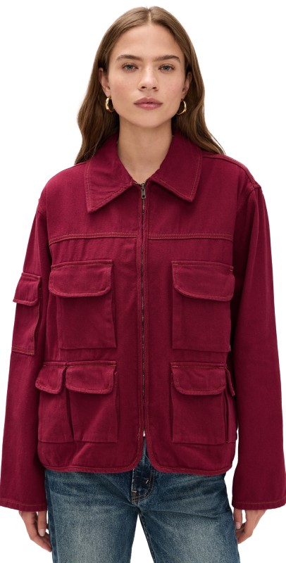 Lioness Renacida Jacket Burgundy