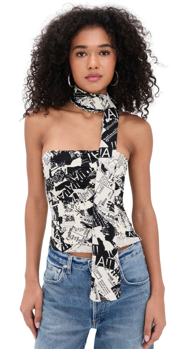 Lioness Island Bodice Top Newspaper