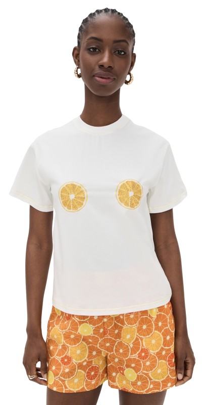 Never Fully Dressed Orange T-Shirt Orange