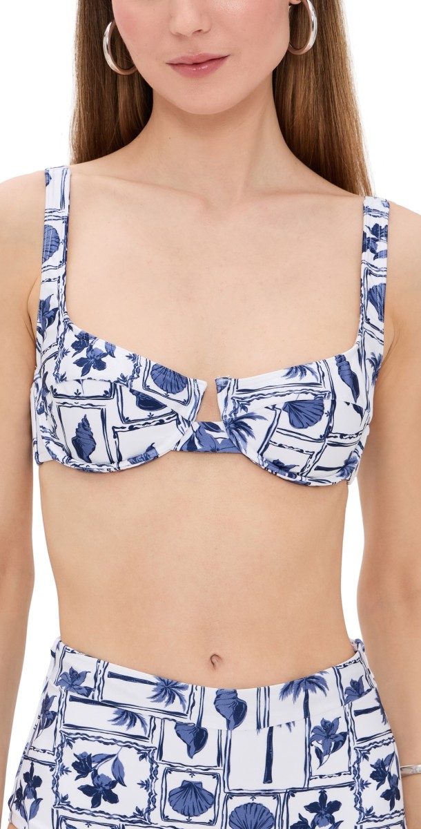 MINKPINK Sylvie Bra Bikini Top Postcard-Floral