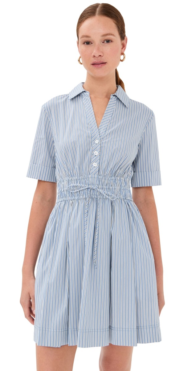 Veronica Beard Susan Dress Blue/Multi