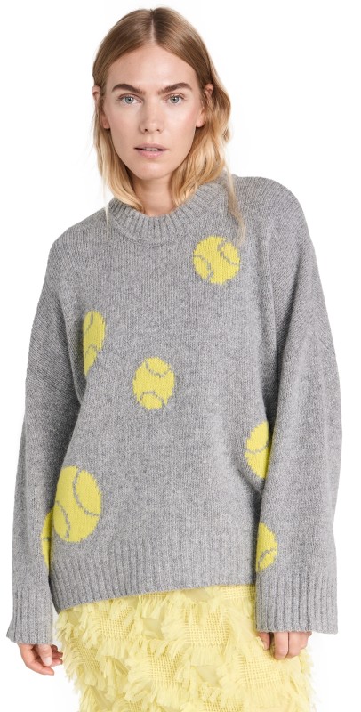 BAUM UND PFERDGARTEN Crissa Sweater Gray Tennisball