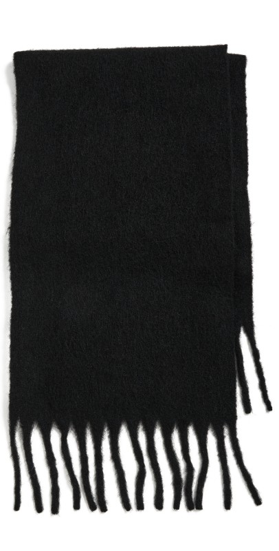 Hat Attack Cozy Solid Scarf Black