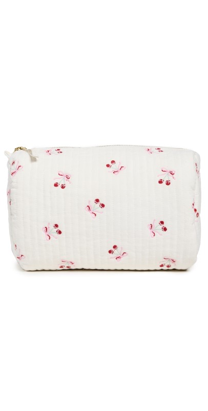 LoveShackFancy Octavia Pouch Optic Whit
