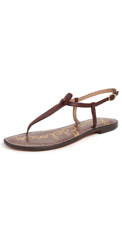 Sam Edelman Gigi Thong Sandals Bourbon