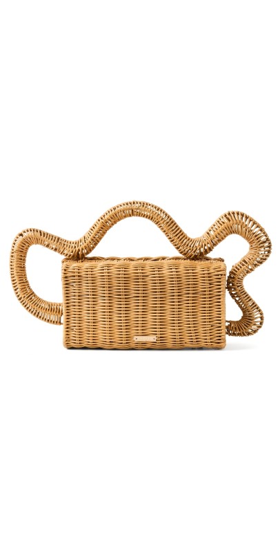 Cult Gaia Elsa Clutch Natural