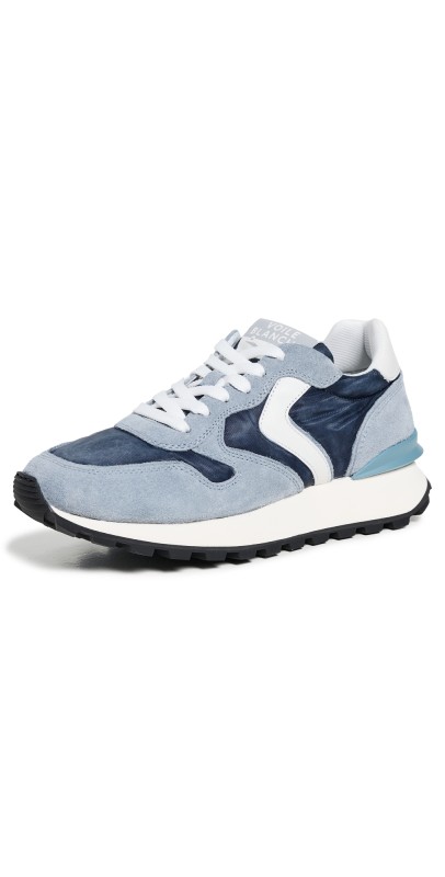 Voile Blanche Paris Race Sneakers Cloud Grey Blue