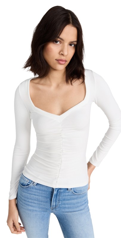 PAIGE Annalisa Top Ivory