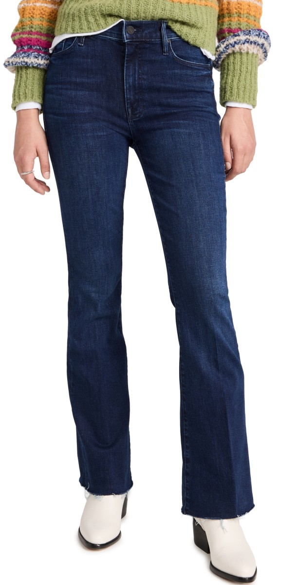 MOTHER The Weekender Fray Jeans Mint Condition