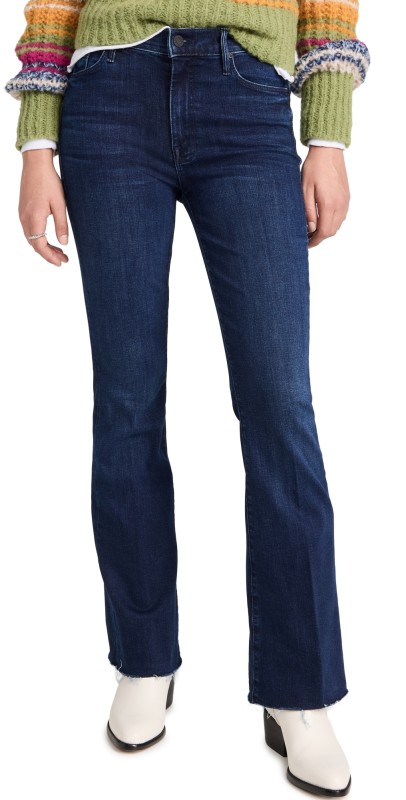 MOTHER The Weekender Fray Jeans Mint Condition