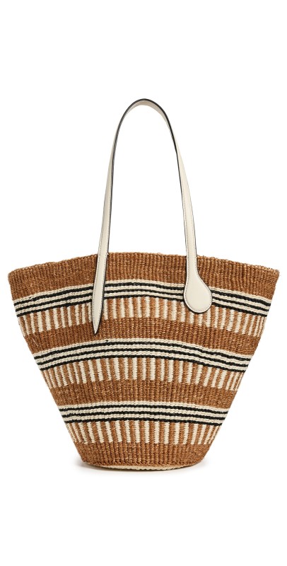 Liffner Straw Basket Bag Beig