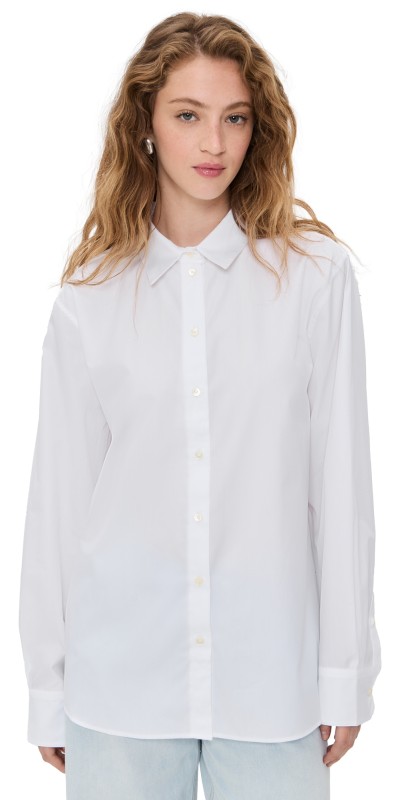 ANINE BING Essie Shirt White