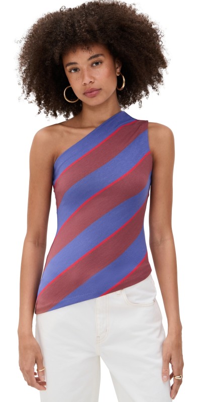STAUD Esme Top Atlas Rugby Stripe