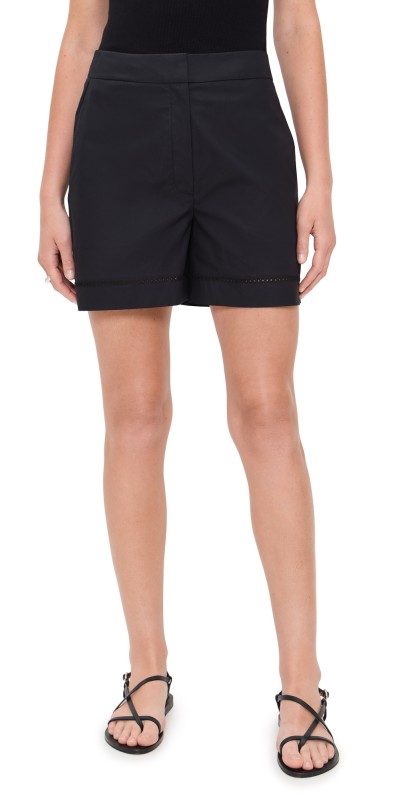 Theory Eyelet Shorts Black