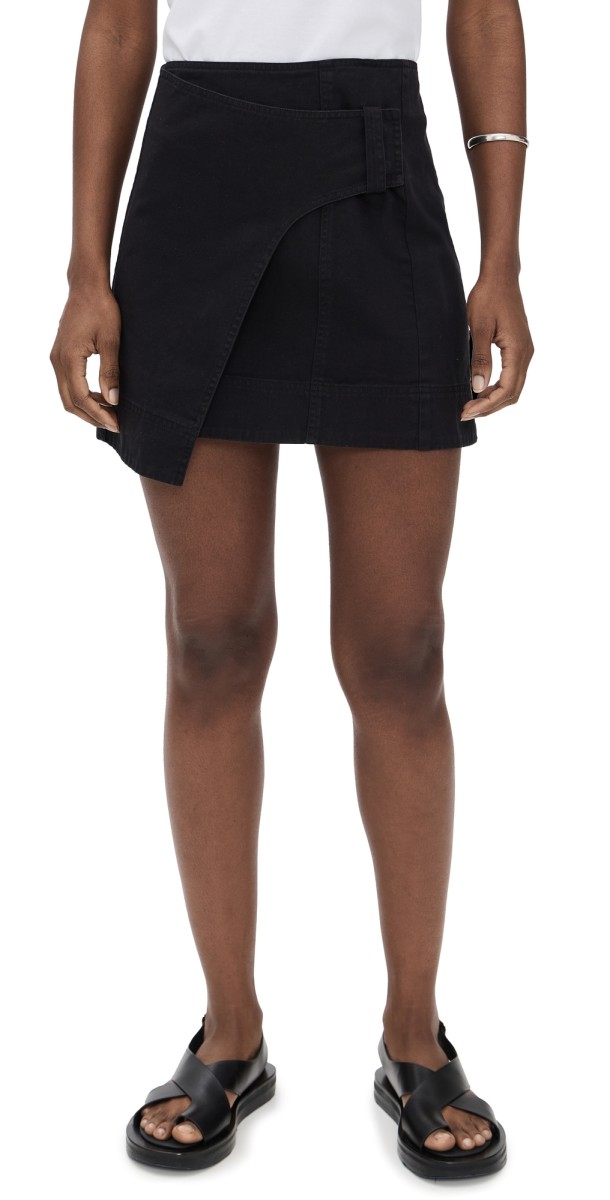 Apiece Apart Mini Lahiri Skirt Black