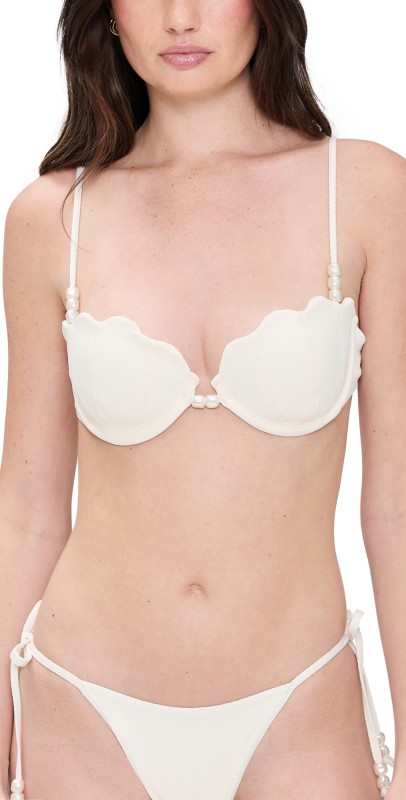 LSPACE Sunrise Shell Top Cream