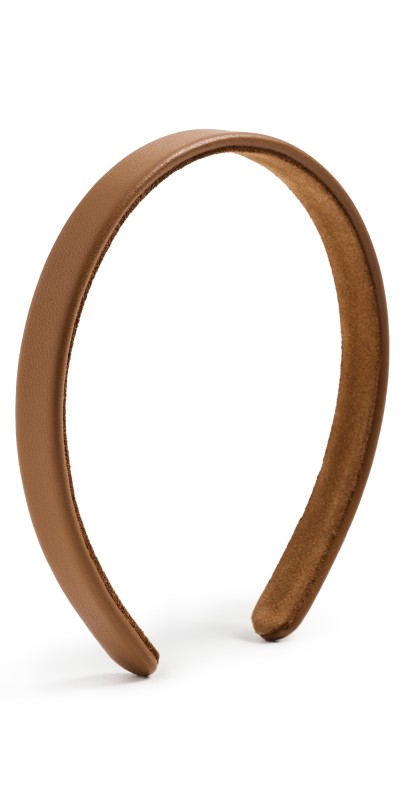 Jennifer Behr Leon Leather Headband Saddl