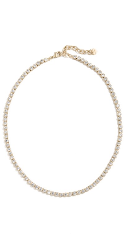 HART Bezel Tennis Necklace Gold