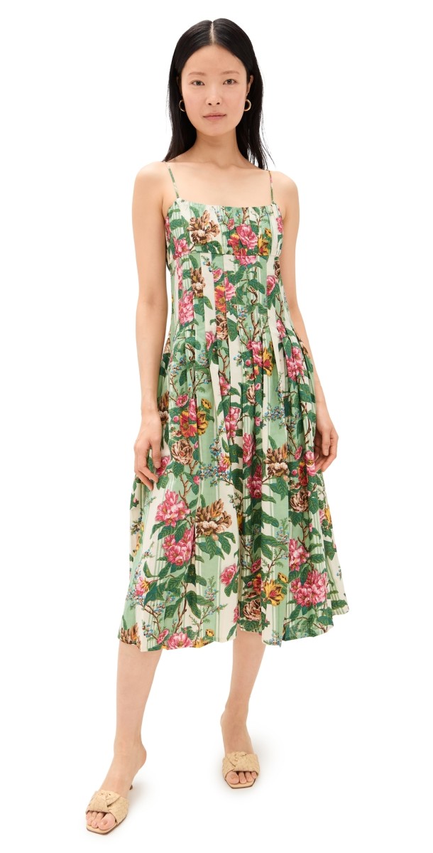 Mille Tully Dress Garden Stripe