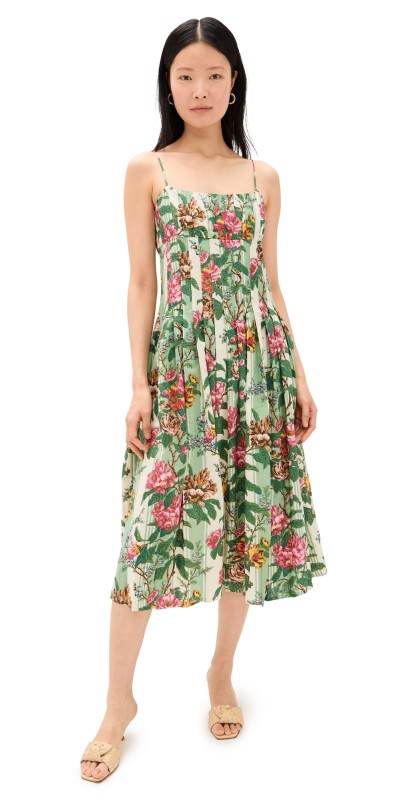 Mille Tully Dress Garden Stripe