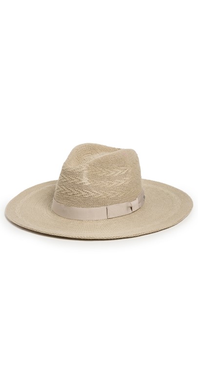 Brixton Lyons Knit Pattern Packable Hat Light Tan