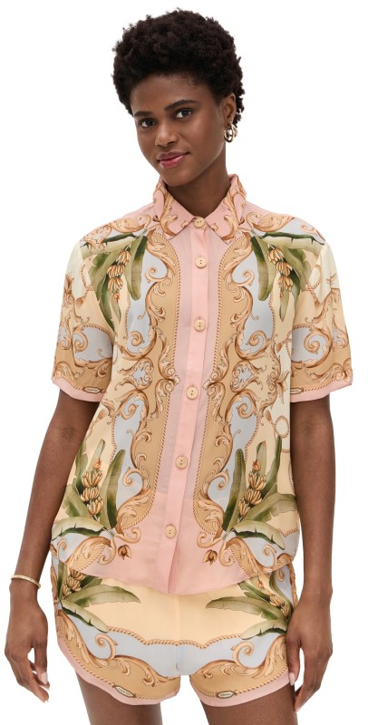FARM Rio Banana Royalty Kalendoscope Shirt Banana Royalty Kalendoscope