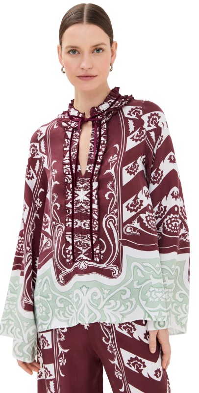 Lug Von Siga Tess Top Maroon/Green