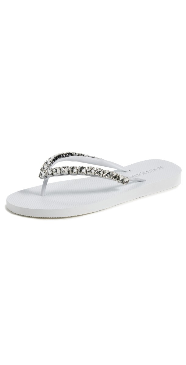 Mystique Flip Flops White/Clear