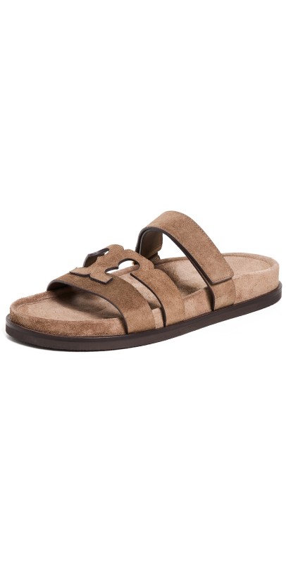 Tory Burch Ines Sport T Slides River Rock