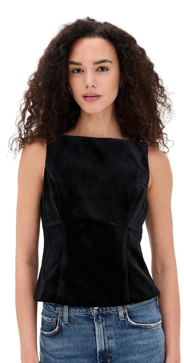 ASTR the Label Jinnie Top Black