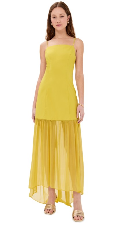 Azeeza Paloma Gown Pear