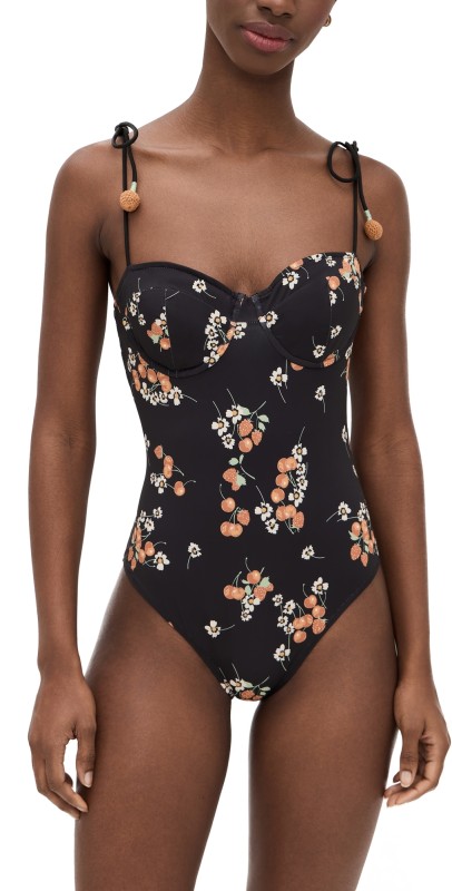 Sea Cerise Cherry Bustier One Piece Multi