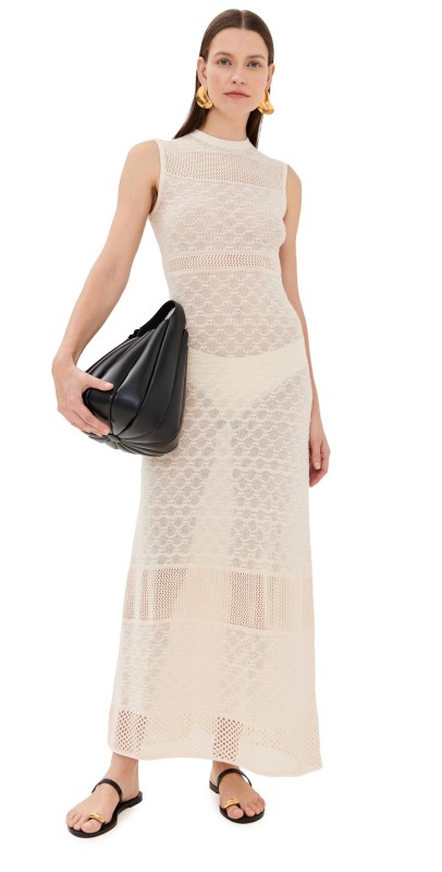 ESCVDO Frontera Maxi Dress Ivory