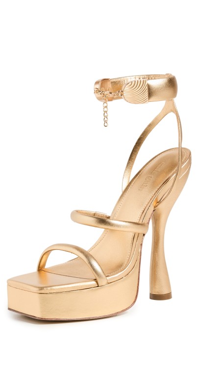 Cult Gaia Elodie Platforms Gold