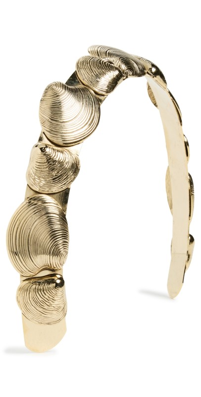 LELET NY Kya Seashell Crown Antique Gold