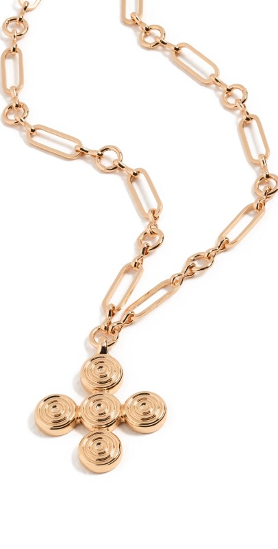 Luv Aj The Spirale Pendant Necklace Gold