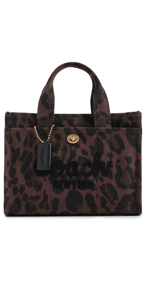 Coach Leopard Cargo Tote 26 B4/Dark Leopard