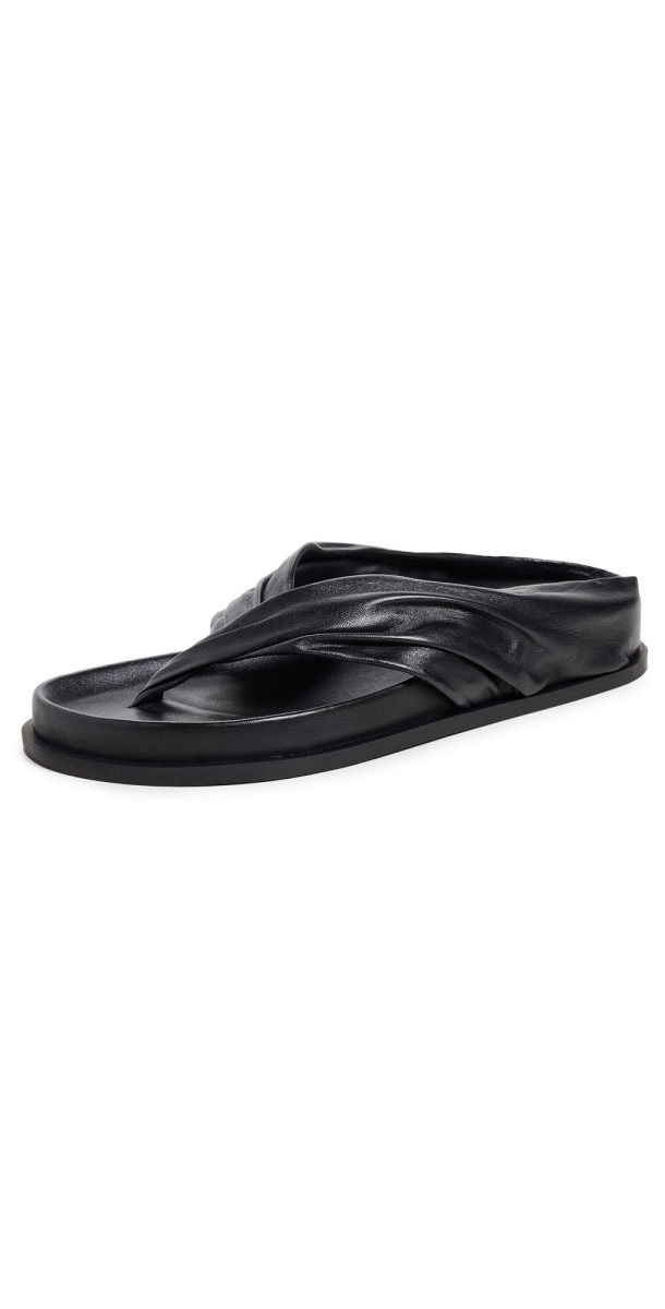 A. EMERY Shaw Sandals Black