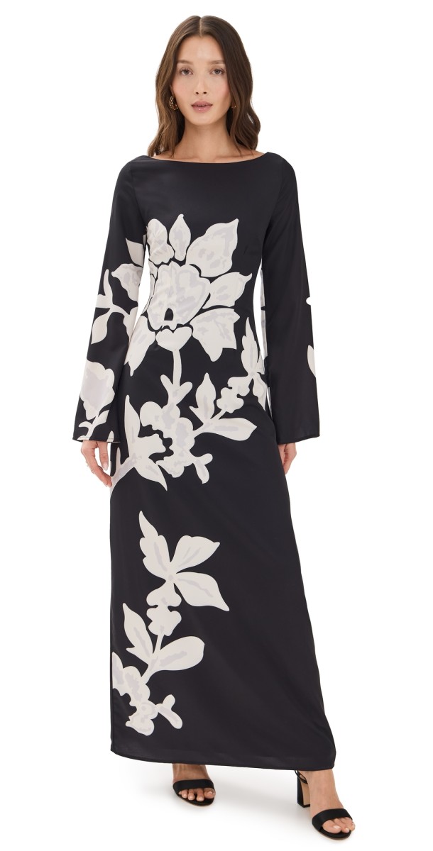 Seven Wonders Camino Maxi Dress Black