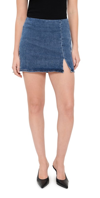 Good American Denim Mini Skirt Indigoi771