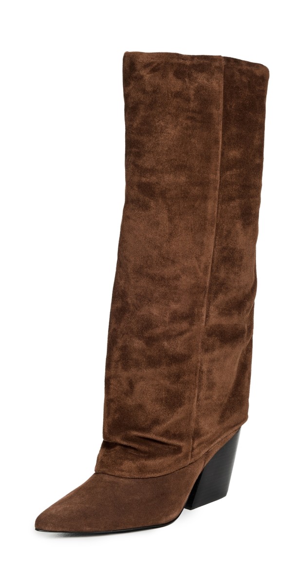 Black Suede Studio Nev Boots Brownie Suede