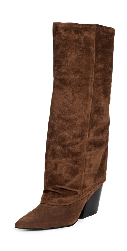Black Suede Studio Nev Boots Brownie Suede