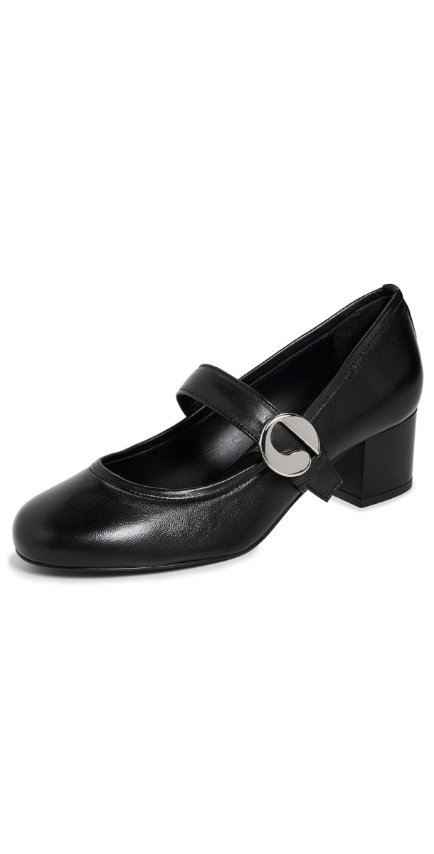 Coperni Ballerina Belt Heels Black